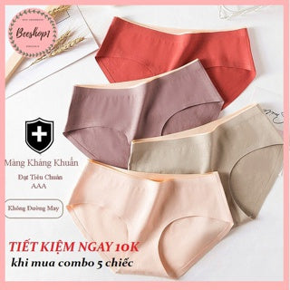 Quần lót cotton không đường may