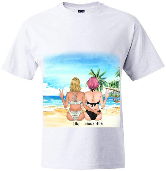 Personal Designed Beach T-shirt for Girl (Giang)