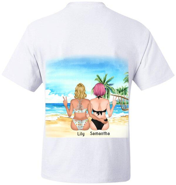 Personal Designed Beach T-shirt for Girl (Giang)