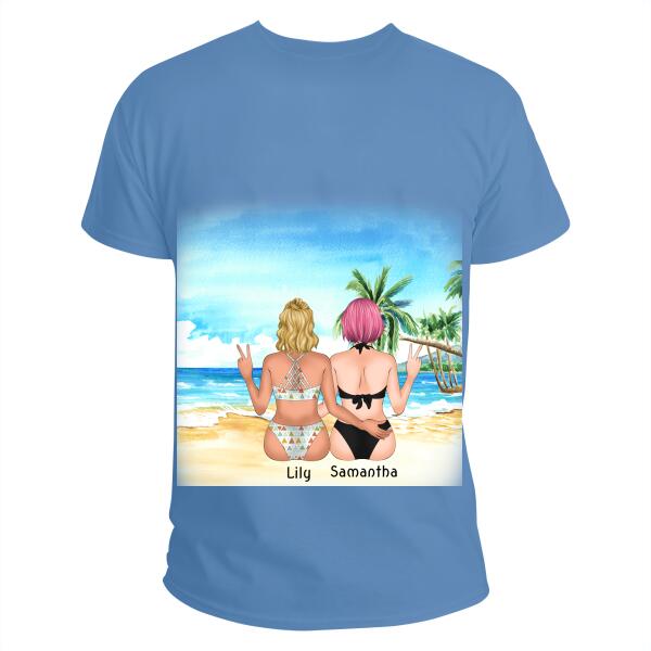 Personal Designed Beach T-shirt for Girl (Giang)