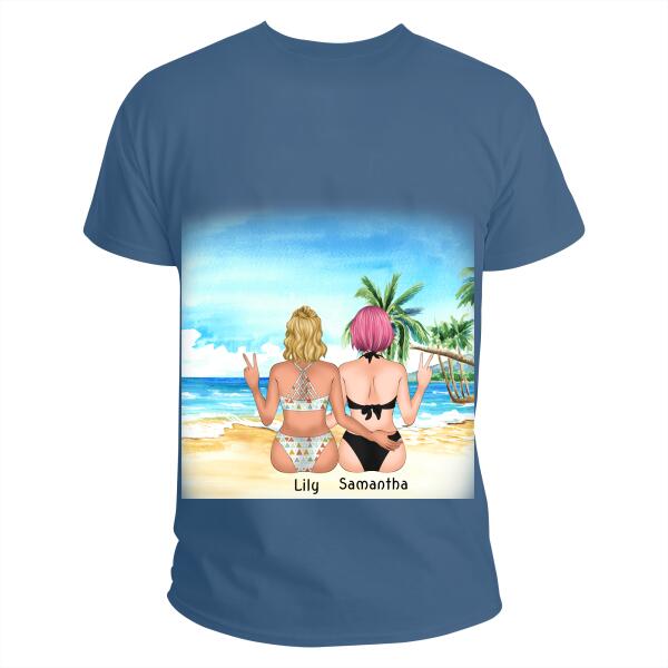 Personal Designed Beach T-shirt for Girl (Giang)