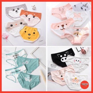 Combo 4 Quần lót nữ cotton siêu thoáng,