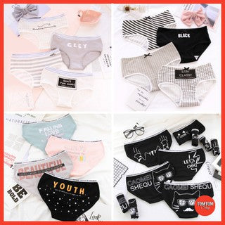 Combo 4 Quần lót nữ cotton siêu thoáng,