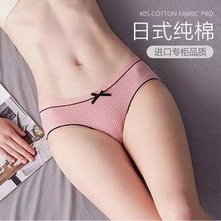 Quần lót nữ cotton gân tăm