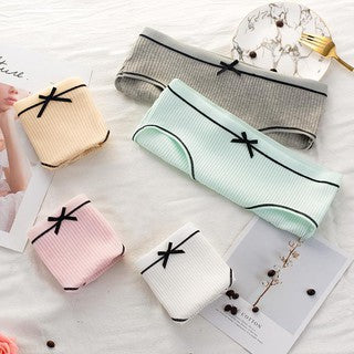 Quần lót nữ cotton gân tăm