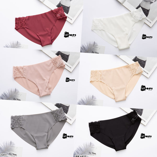 Quần lót su phối ren hoa